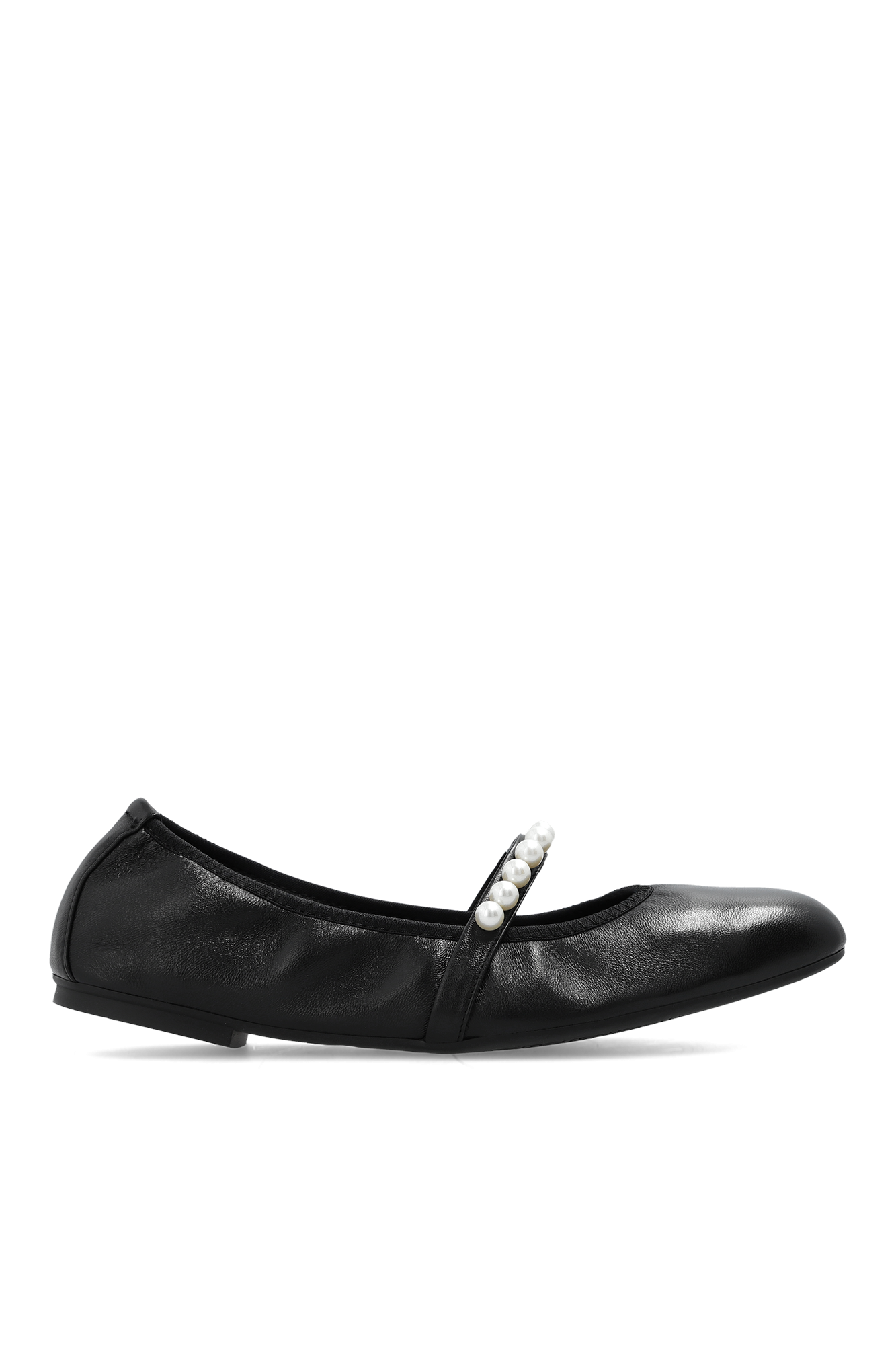 Stuart weitzman leather deals ballet flats